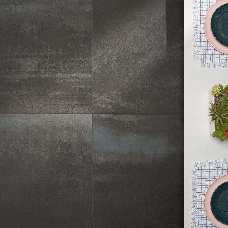 Ivy Hill Tile Hempstead 24" x 24" Porcelain Metal Look Wall & Floor